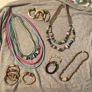 Lot of 19 Twine and Twig necklaces and Bracelets!